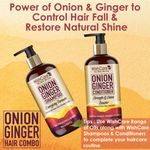 Buy WishCare Onion Ginger Conditioner - Strength & Shine Booster - No Parabens, Sulphates & Silicones - (300 ml) - Purplle