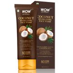 Buy WOW Skin Science Coconut Hydrating Face Wash with Coconut Water, Aloe Leaf Extract - For Clarifying, Softening & Brightening Skin (100 ml) - Purplle