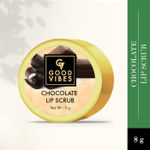 Buy Good Vibes Chocolate Lip Scrub | Lightweight, Exfoliating, Nourishing | No Parabens , No Animal Testing (8 g) - Purplle