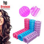 Buy Bronson Professional Roller Curlers Clips For Women, 25mm 10 Pc Set ( Multi-Color) - Purplle