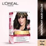 Buy L'Oreal Paris Excellence Creme Hair Color, 3 Dark Brown/Natural Darkest Brown, 72ml+100g - Purplle