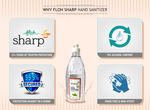 Buy FLOH Sharp Hand Sanitizer with 70% Alcohol (750 ml) Fliptop bottle - Purplle