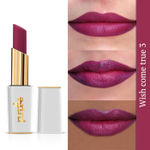 Buy Purplle Shades Of Love Primer Plus Matte Lipstick - Wish come true 3 | Highly Pigmented | Long Lasting | Easy Application | Water Resistant | Transferproof | Smudgeproof (3.5 g) - Purplle
