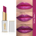 Buy Purplle Shades Of Love Primer Plus Matte Lipstick - Wine Date 7 | Highly Pigmented | Long Lasting | Easy Application | Water Resistant | Transferproof | Smudgeproof (3.5 g) - Purplle