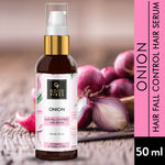 Buy Good Vibes Onion Hair Fall Control Hair Serum | Hair Growth, Strenghtening | No Parabens, No Sulphates, No Animal Testing (50ml) - Purplle