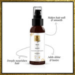 Buy Good Vibes Plus Argan + Almond - Nourishing + Moisturizing Hair Serum (50 ml) - Purplle