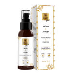 Buy Good Vibes Plus Argan + Jojoba - Moisturizing + Frizz Free Hair Serum (50 ml) - Purplle