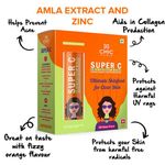 Buy Chicnutrix Super C - Amla Extract & Zinc - Natural Vitamin C for Skin Protection - 60 Effervescent Tablets - Fizzy Orange Flavour (Pack Of 3) - Purplle