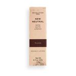 Buy Makeup Revolution Pro New Neutrals Blushed Satin Matte Lipstick Plush - Purplle