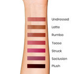 Buy Makeup Revolution Pro New Neutrals Blushed Satin Matte Lipstick Plush - Purplle