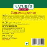 Buy Nature's Essence Sun Ban Lotion SPF 60, 60ml - Purplle
