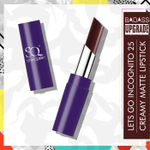 Buy Stay Quirky Lipstick Creamy Matte With BadAss Upgrade|Long Lasting| 8hrs Stay| Highly Pigmented|Paraben Free - Brown - Lets Go Incognito 25 (3.5 g) - Purplle