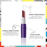 Buy Stay Quirky Lipstick Creamy Matte With BadAss Upgrade|Long Lasting| 8hrs Stay| Highly Pigmented|Paraben Free - Nude - Wont Bend Over 77 (3.5 g) - Purplle