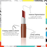 Buy Stay Quirky Lipstick Creamy Matte With BadAss Upgrade|Long Lasting| 8hrs Stay| Highly Pigmented|Paraben Free - Red - Horny Damsel 28 (3.5 g) - Purplle