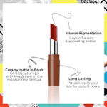 Buy Stay Quirky Lipstick Creamy Matte With BadAss Upgrade|Long Lasting| 8hrs Stay| Highly Pigmented|Paraben Free - Red - Built To Be Famous 32 (3.5 g) - Purplle