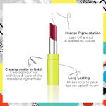 Buy Stay Quirky Lipstick Creamy Matte With BadAss Upgrade|Long Lasting| 8hrs Stay| Highly Pigmented|Paraben Free - Pink - Insane Nibbling 22 (3.5 g) - Purplle