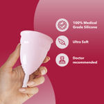 Buy Namyaa Menstrual Cup | Ultra Soft | Reusable | FDA compliant Medical Grade Silicone | Small - Purplle