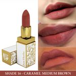 Buy Just Herbs Herb Enriched Ayurvedic Lipstick (Caramel Medium Brown, Shade no. 16) - Purplle