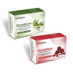 Buy LA Organo Glutathione Skin Whitening Soap with Tea Tree Oil, Kojic Acid + Glutathione Rose Soap for Skin Whitening with Aloe Vera for Skin Lightening and Brightening (Pack of 2) - Purplle