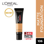 Buy L'Oreal Paris Infallible 24H Matte Cover FoundationAA 106 Sun Beige (30 ml) - Purplle