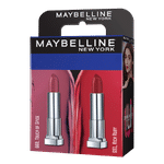 Buy Maybelline New York Creamy Matte Pack of 2 - Touch of Spice & Rich Ruby - Purplle