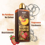 Buy WOW Skin Science Strawberry & Peach Foaming Body Wash (250 ml) - Purplle