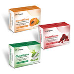 Buy LA Organo Glutathione Soap for Skin WhiteningGlutathione Papaya Soap + Glutathione Rose Face Whitening Soap + Glutathione Tulsi Neem Soap - Lightening and Brightening,100g each (Pack of 3) - Purplle