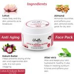 Buy Globus Naturals Lotus Kokum Butter Anti Aging Face Pack ( 125 g) Pack Of 2 - Purplle