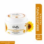 Buy Globus Naturals Saundarya Sunflower and Milk Protein Brightening Face Pack (125 g) Pack Of 2 - Purplle