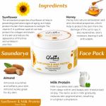 Buy Globus Naturals Saundarya Sunflower and Milk Protein Brightening Face Pack (125 g) Pack Of 2 - Purplle