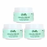 Buy Globus Naturals Crack Cream For Dry Cracked Heels & Feet (50 g) Pack Of 3 - Purplle