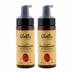 Buy Globus Naturals Pomegranate Foaming Fruit Face wash (150 ml) Pack Of 2 - Purplle