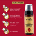 Buy Globus Naturals Pomegranate Foaming Fruit Face wash (150 ml) Pack Of 2 - Purplle