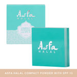Buy Asfa Halal Compact Powder With SPF 15, Natural Sparkler 02 (8 g) - Purplle