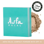 Buy Asfa Halal Compact Powder With SPF 15, Natural Sparkler 02 (8 g) - Purplle