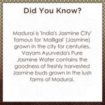 Buy Vayam Ayurveda Pure Jasmine Water Rejuvenating Toner (50ml) | Ayurvedic | Natural | Herbal | Pure | Sulphate free | Paraben Free | alcohol free - Purplle