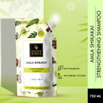 Buy Good Vibes Amla Shikakai Strengthening Shampoo Refill Pack (750 ml) - Purplle