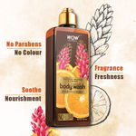 Buy WOW Skin Science Valencia Orange & Ginger Foaming Body Wash (250 ml) - Purplle
