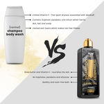 Buy WOW Skin Science Charcoal 2-In-1 Shampoo + Body Wash For Men (250 ml) - Purplle