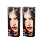 Buy Berina F3 Dark Chestnut Brown FRE-NIA Hair Color Cream 60gm Pack of 2 - Purplle