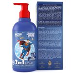 Buy WOW Skin Science Kids 3 in 1 Wash - Shampoo + Conditioner + Body Wash - Blue Guardian Superman Edition (300 ml) - Purplle