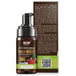 Buy WOW Skin Science Organic Apple Cider Vinegar Foaming Face Wash With Pump (100 ml) - Purplle