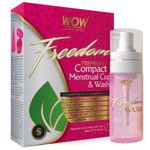 Buy WOW Freedom Reusable Menstrual Cup and Wash Pre Childbirth - Small (Above 30 Years) (60 ml) - Purplle