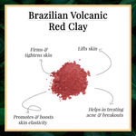 Buy Good Vibes Brazilian Volcanic Red Clay Skin Purifying Face Mask (60 g) - Purplle