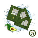 Buy Gemblue Biocare Avocado Facial Mask Sheet Pack Of 3 - Purplle