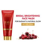 Buy Jovees Herbal Bridal Brightening Face Wash | Ultra Radiance | With Cherry, Bearberry & Mulberry Fruit Extracts | For Brightening Skin | Reduces Dark Spot | Improves Skin Texture | For All Skin Types 120ml - Purplle