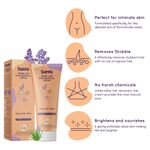 Buy Sanfe Bikini Line Hair Removal Cream, For Sensitive Skin, With Lavender & Aloe vera With Kojic Acid - 5 in 1 - 100g - Purplle