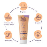 Buy Sanfe Bikini Line Hair Removal Cream, For Sensitive Skin, With Lavender & Aloe vera With Kojic Acid - 5 in 1 - 100g - Purplle