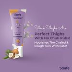 Buy Sanfe Natural Rash Cream for Women| For Chafing from Sanitary Pads, Sports, Heavy Thighs, Bra With Airless Pump Tube for Easy Application- 50g - Purplle