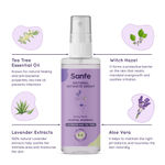 Buy Sanfe Intimate Spray with Tea Tree and Witch Hazel (50 ml) Prevents roughness, Fungal Infections, Rashes in the Bikini area | Vagina wash Pump | Female Hygiene Wash | Feminine Hygiene Wash | Feminine Wash | Feminine Spray - Purplle